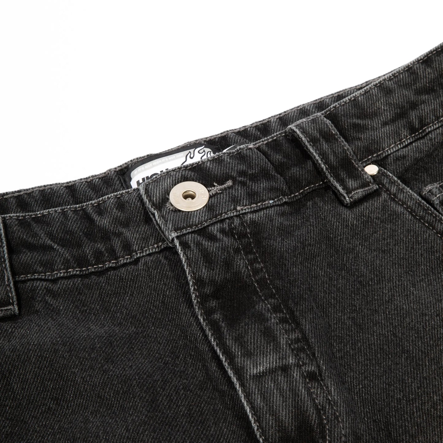 High Company Denim Pants H-Line Washed Black