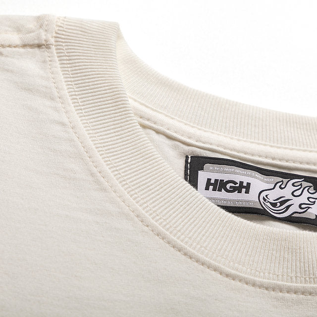 High Company Tee Minimal Patch White