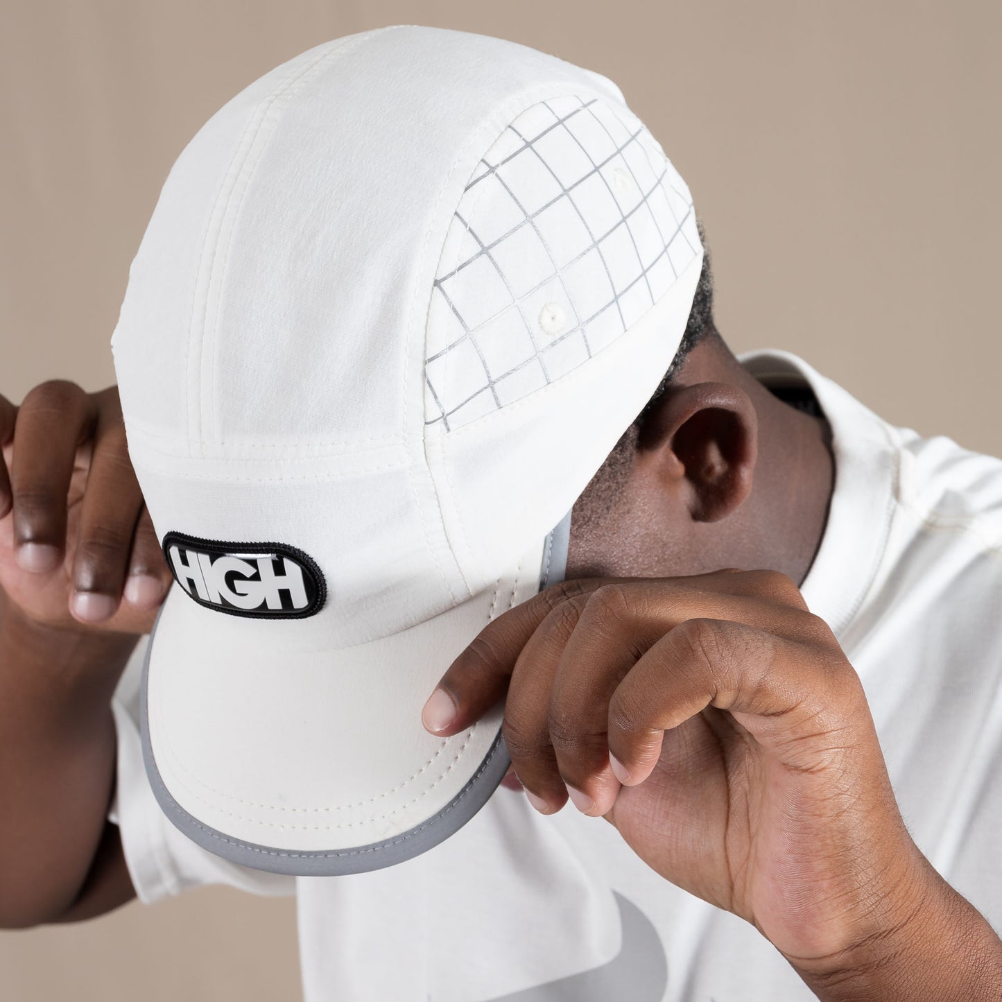 High Company 5 Panel Reflective Squared White