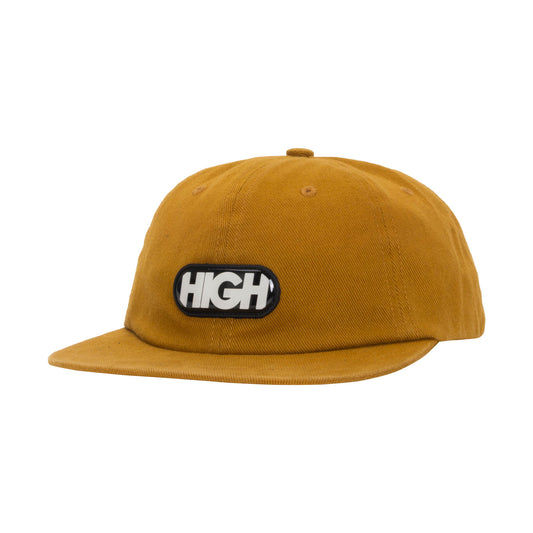 High Company Bleached 6 Panel Mustard