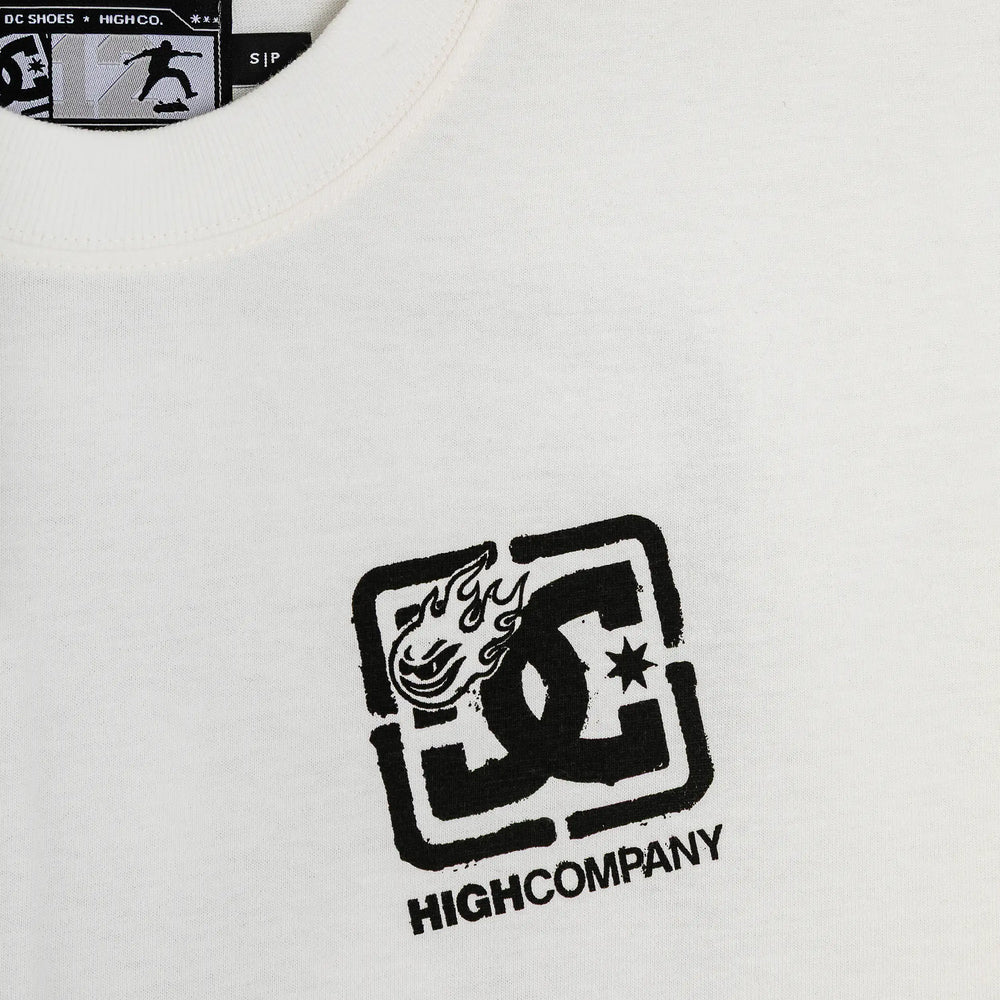 High Company x DC Shoes Tee Spray White