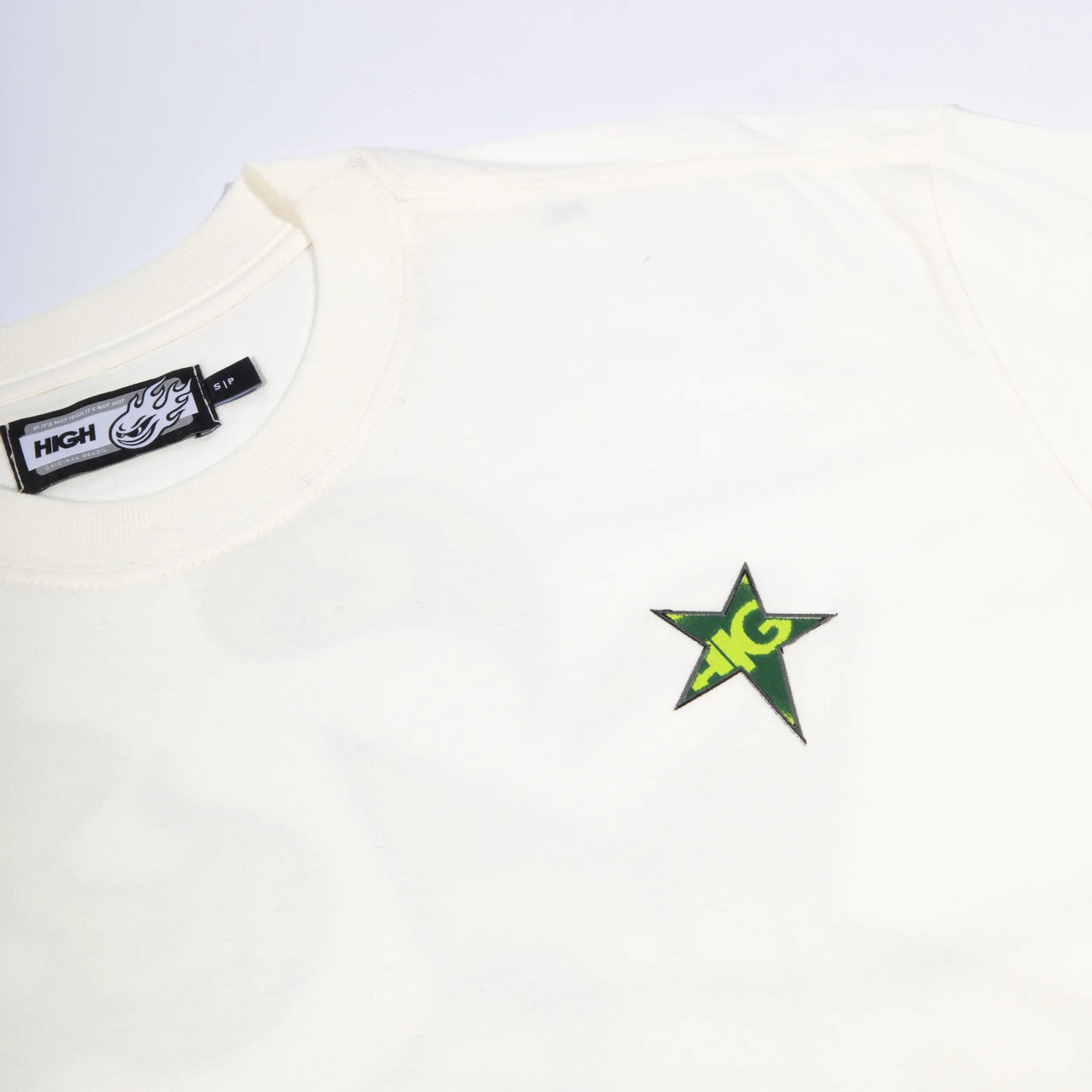 High Company Tee Stamp White