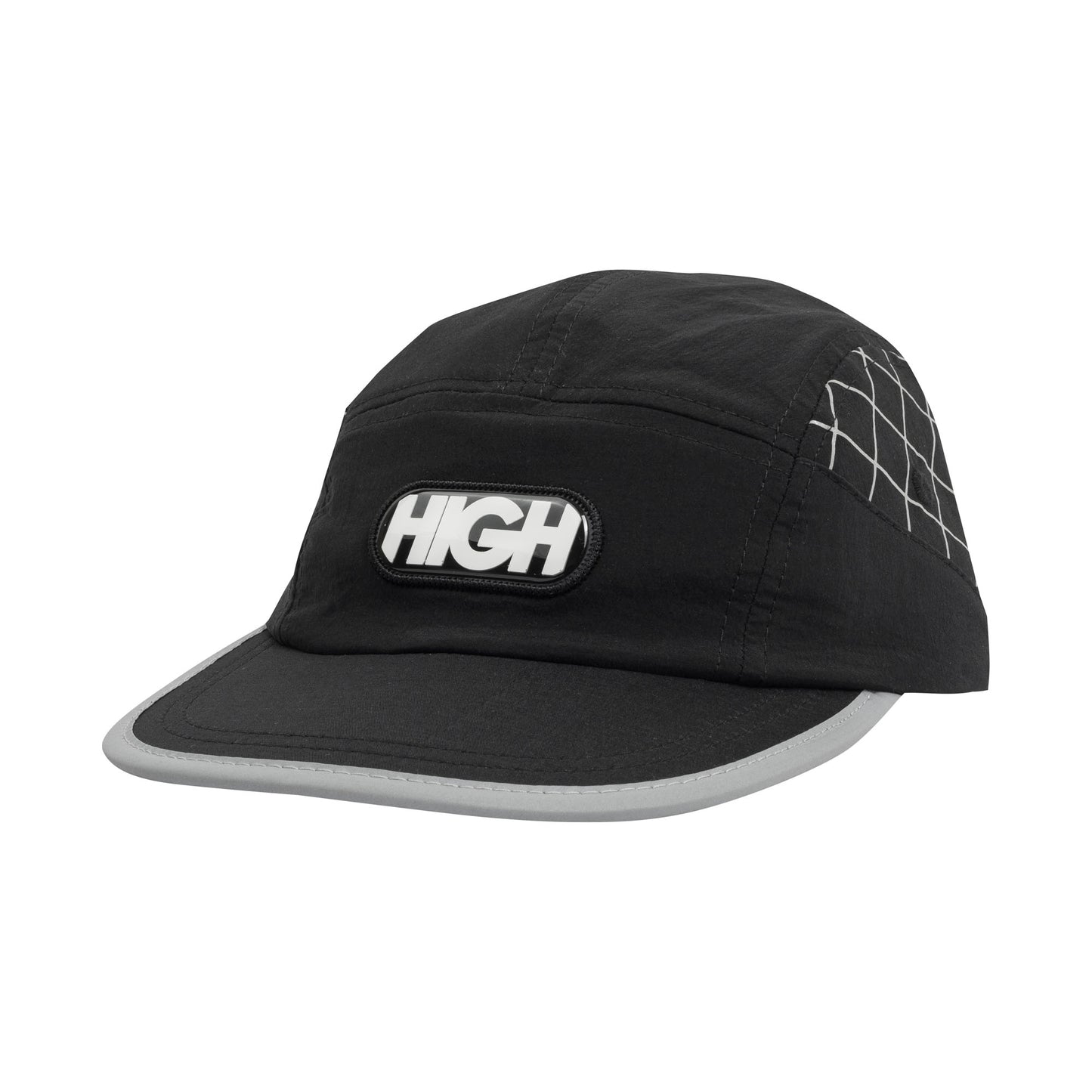 High Company Reflective 5 Panel Squared Black