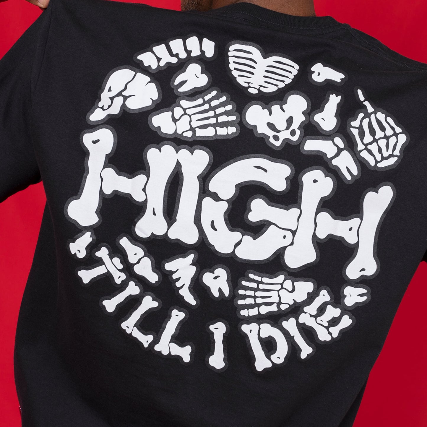 High Company Tee Bones Black