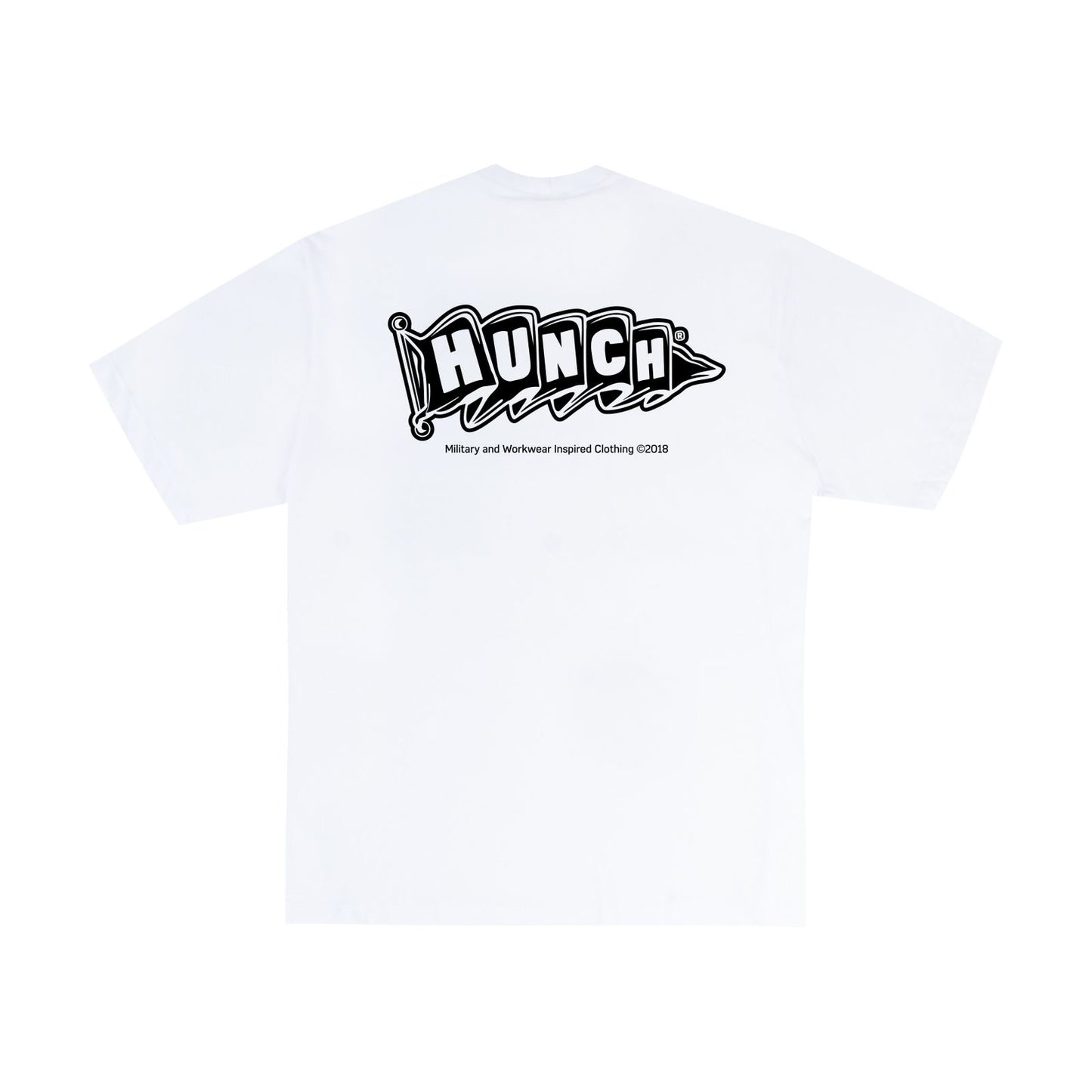 Hunch T-Shirt Flag White