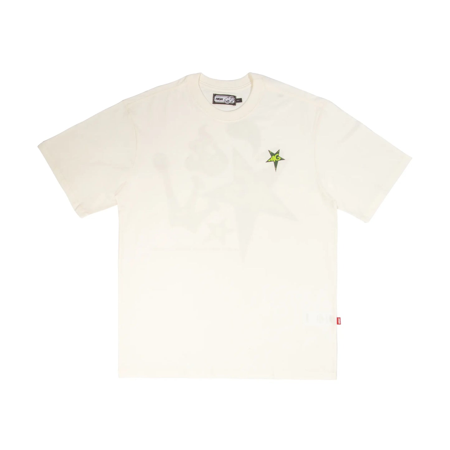 High Company Tee Stamp White