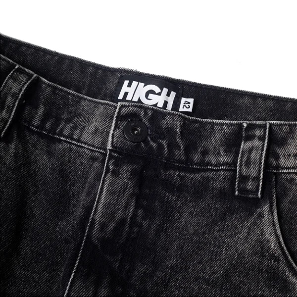 High Company Rust Denim Pants Black