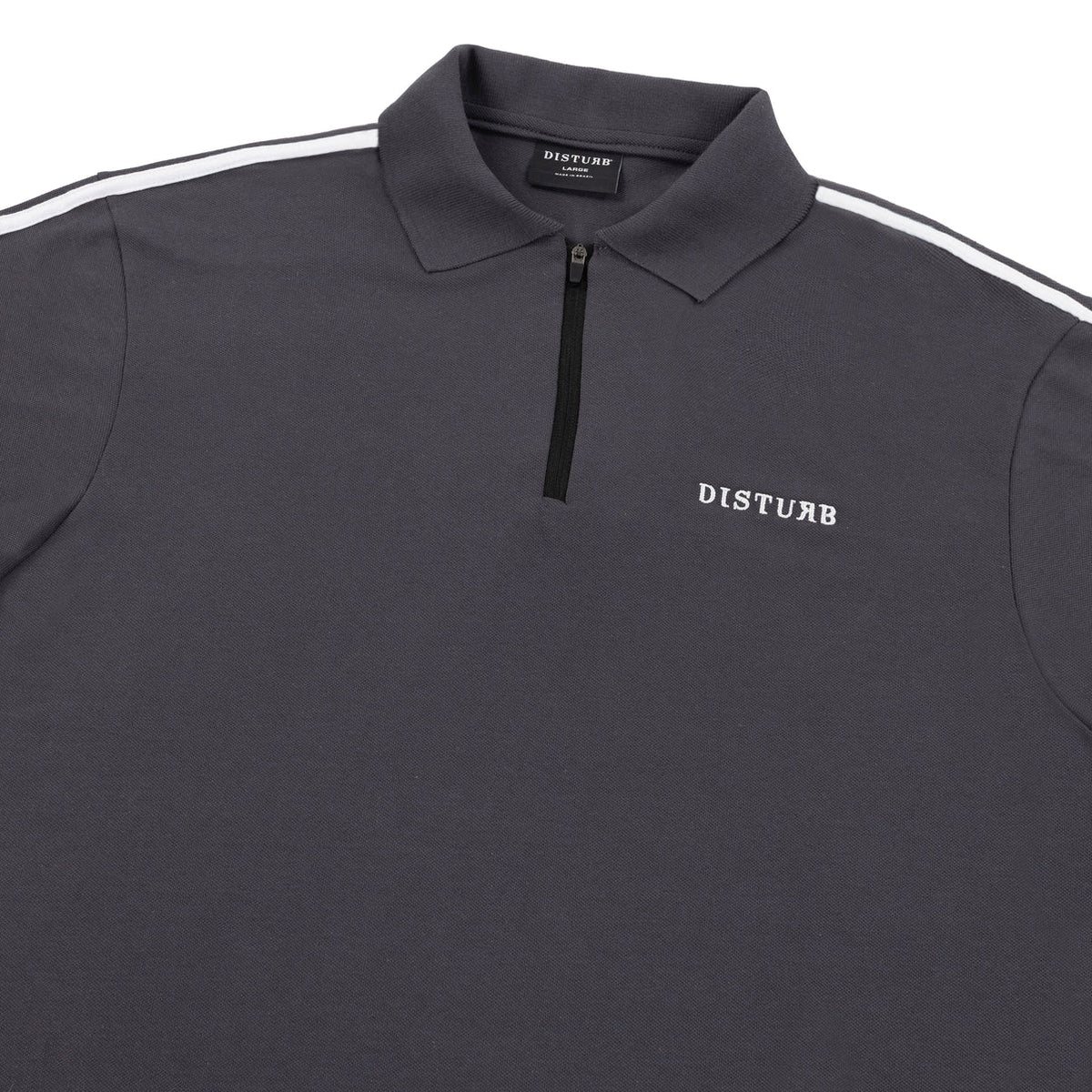 Disturb Polo DSTRB Line Cinza