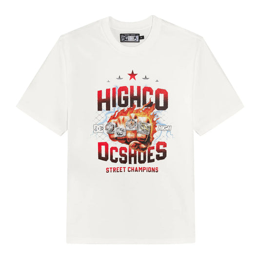 High Company x DC Shoes Tee Ring White