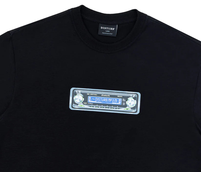 Disturb Music System T-Shirt in Black