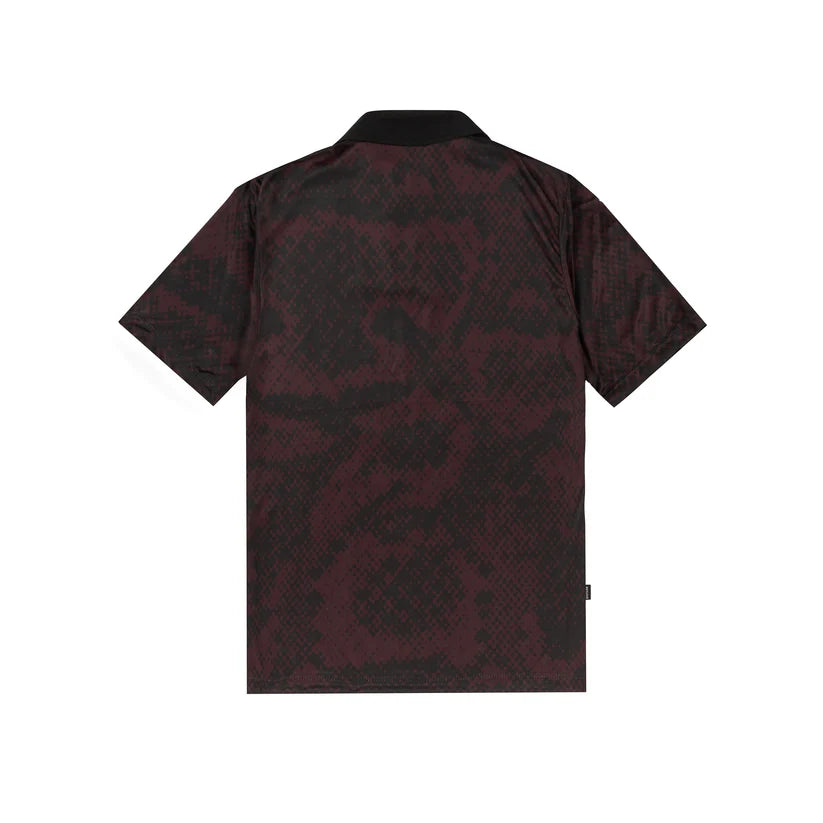 Disturb Viper Zip Polo in Black