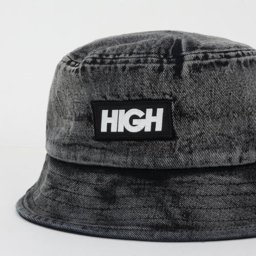 High Company Bucket Hat Bleached Black