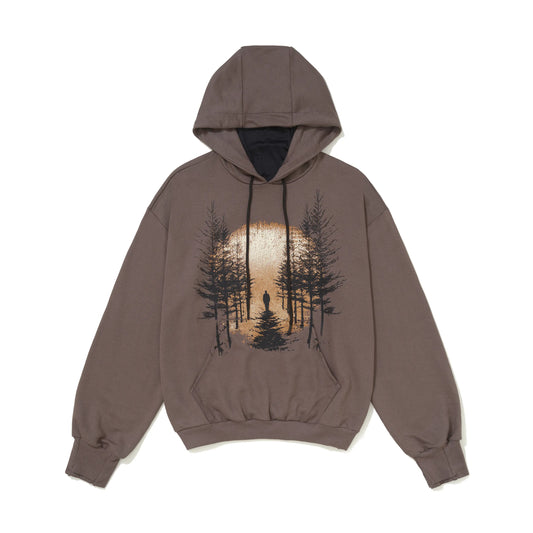 HCQC Mask Hoodie Overview Brown