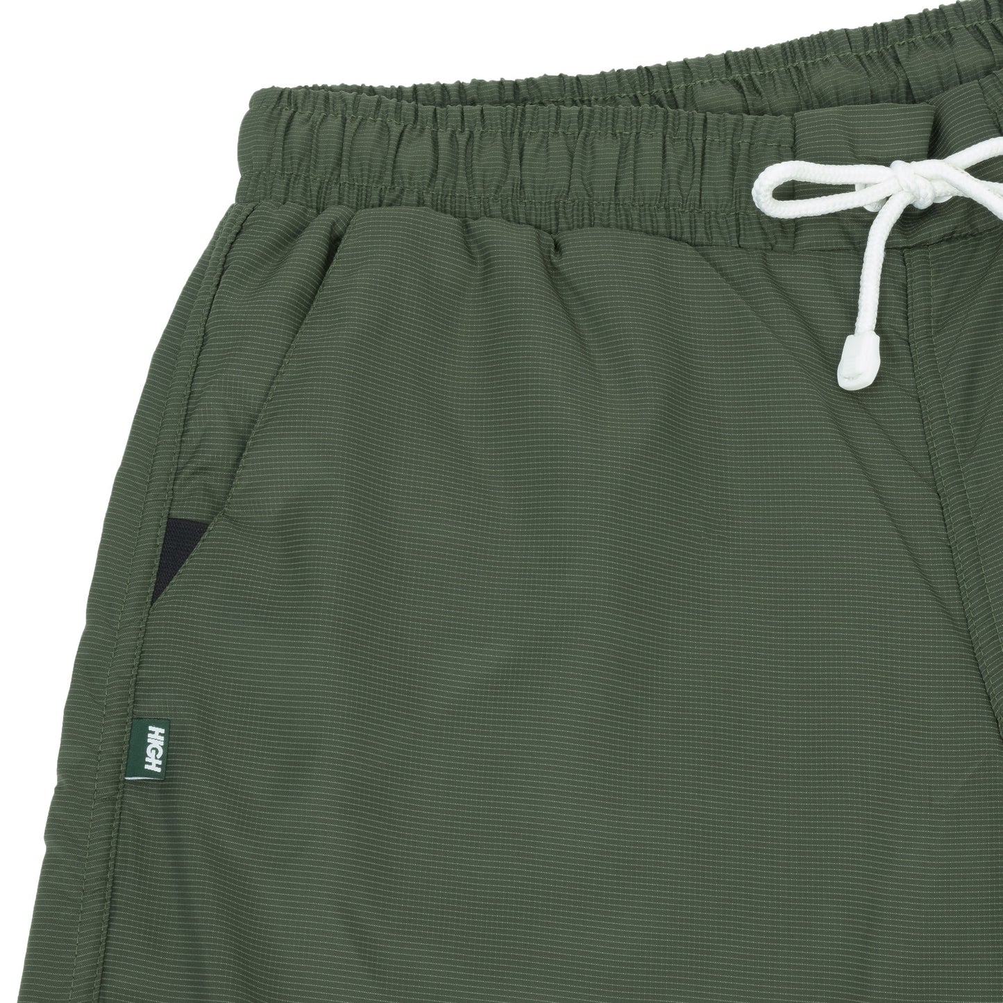 High Company Oval Cargo Ripstop Shorts Swamp Green