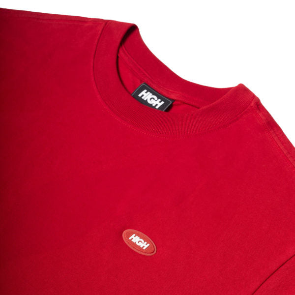 High Company Tee Oval Mini Red