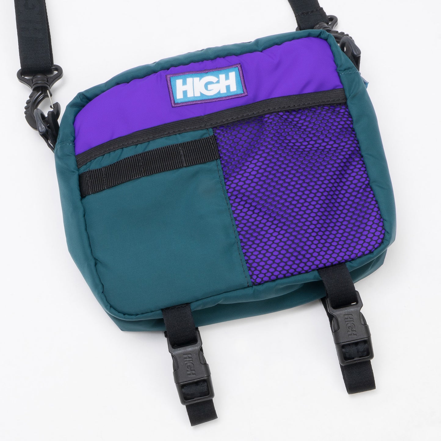 High Company Outdoor Shoulder Bag Green/Purple