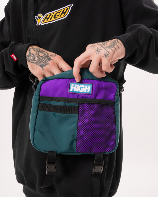 High Company Outdoor Shoulder Bag Green/Purple