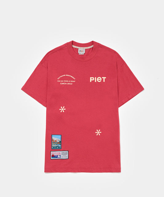 Piet Tee Icons "Vintage Red"