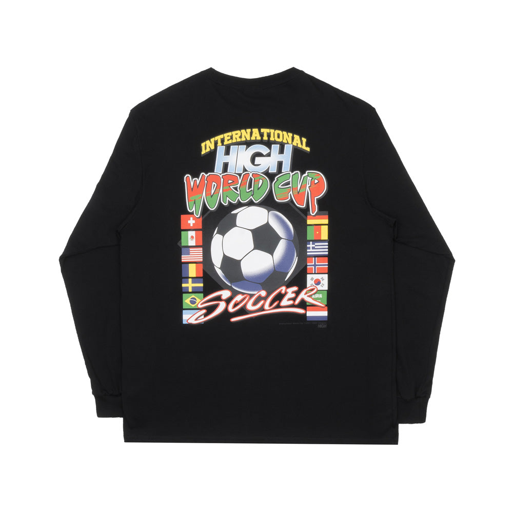 High Company Longsleeve Soccer Black