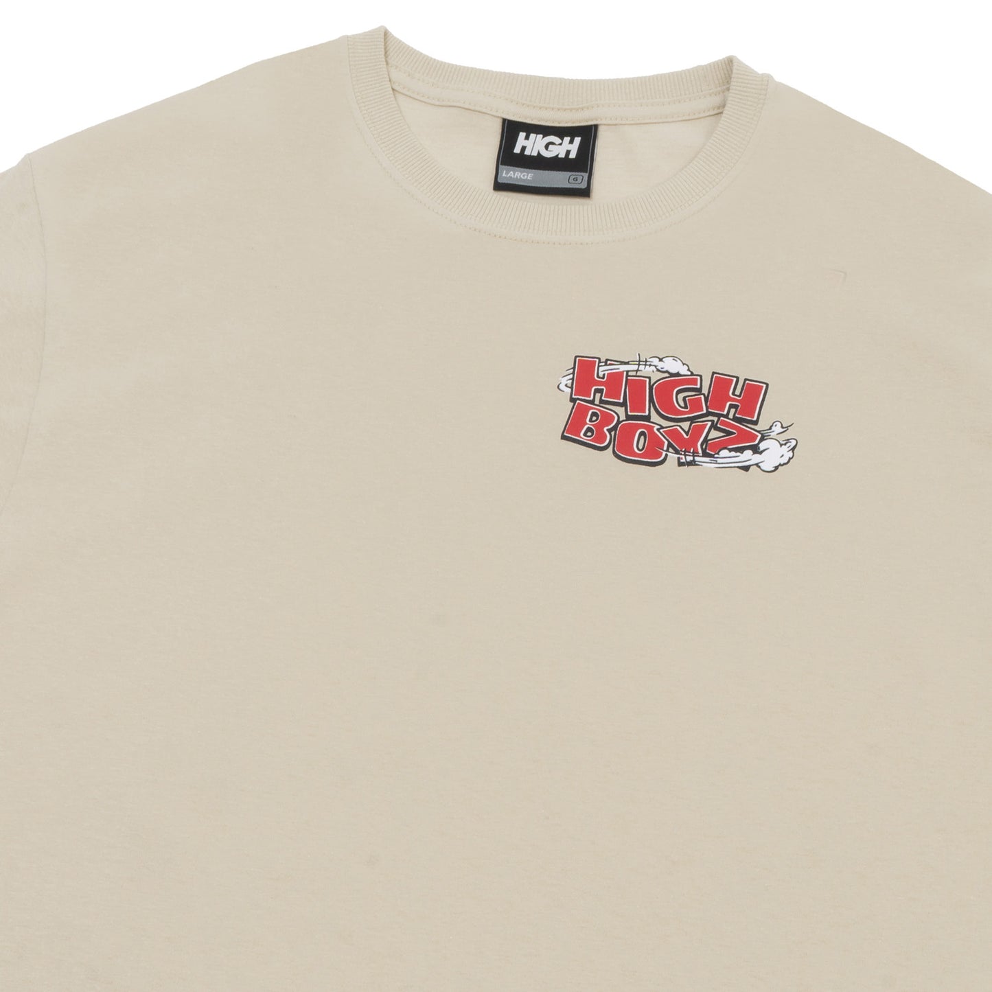 High Company Tee Wheelie Beige