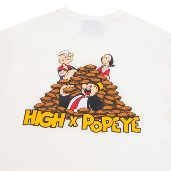 High Company X Popeye Tee Wimpy White