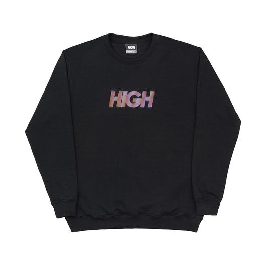 High Company Crewneck Olograph Logo Black