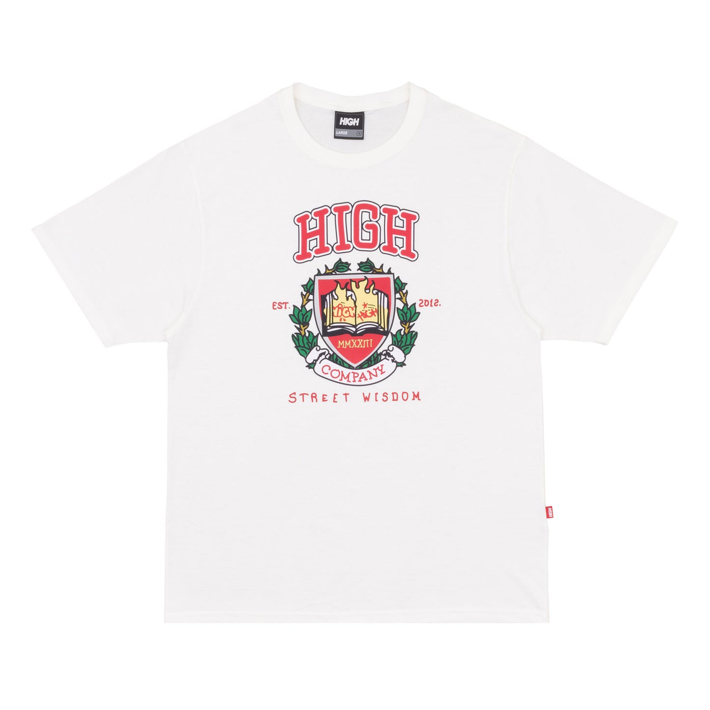 High Company Tee University White