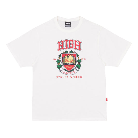 High Company Tee University White