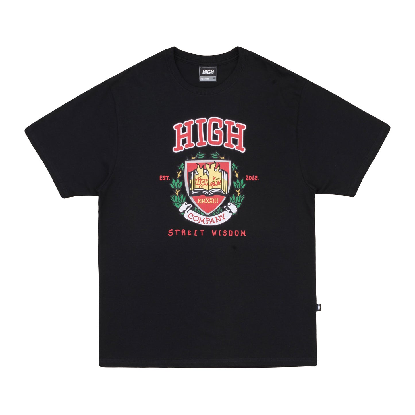 High Company Tee University Black