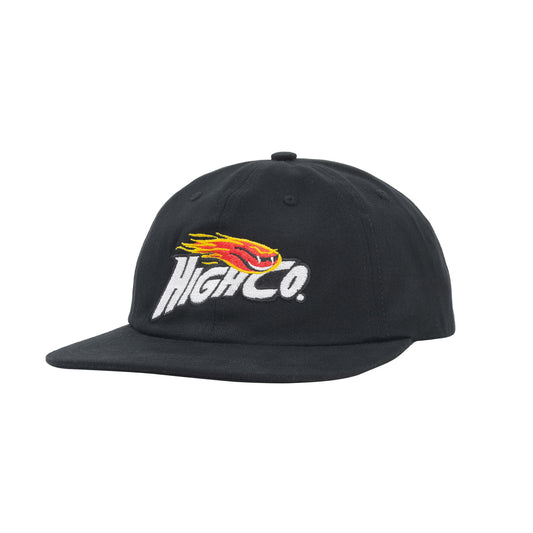 High Company 6 Panel Comet Black