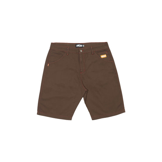 High Company Chino Shorts Colored Brown/Red