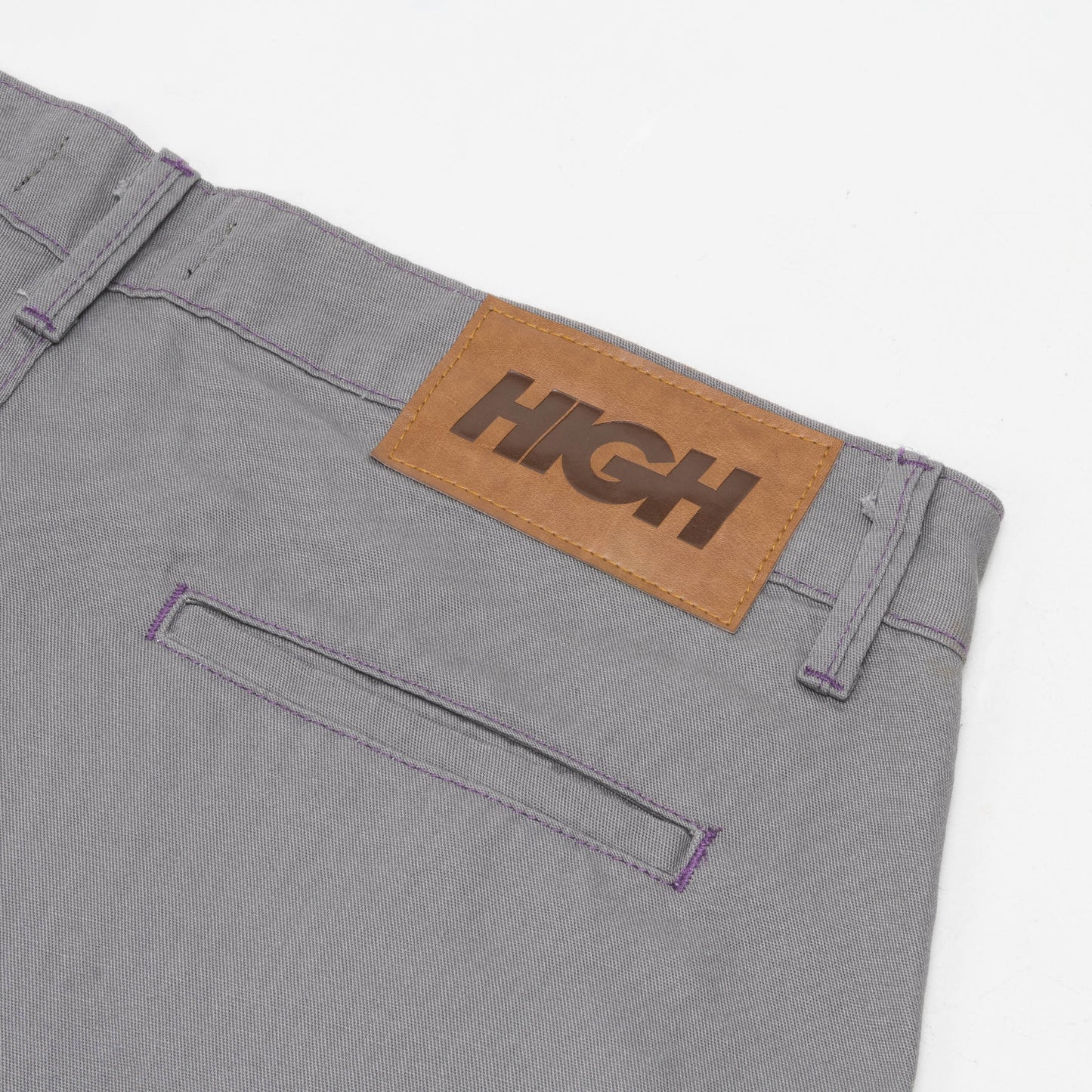 High Company Chino Shorts Colored Grey/Purple