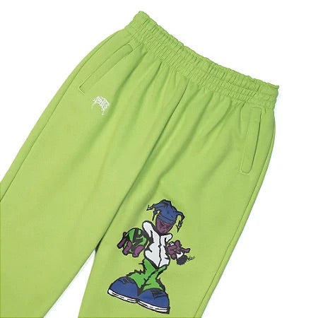 Calça Moletom SufGang Joker $ Lime Green