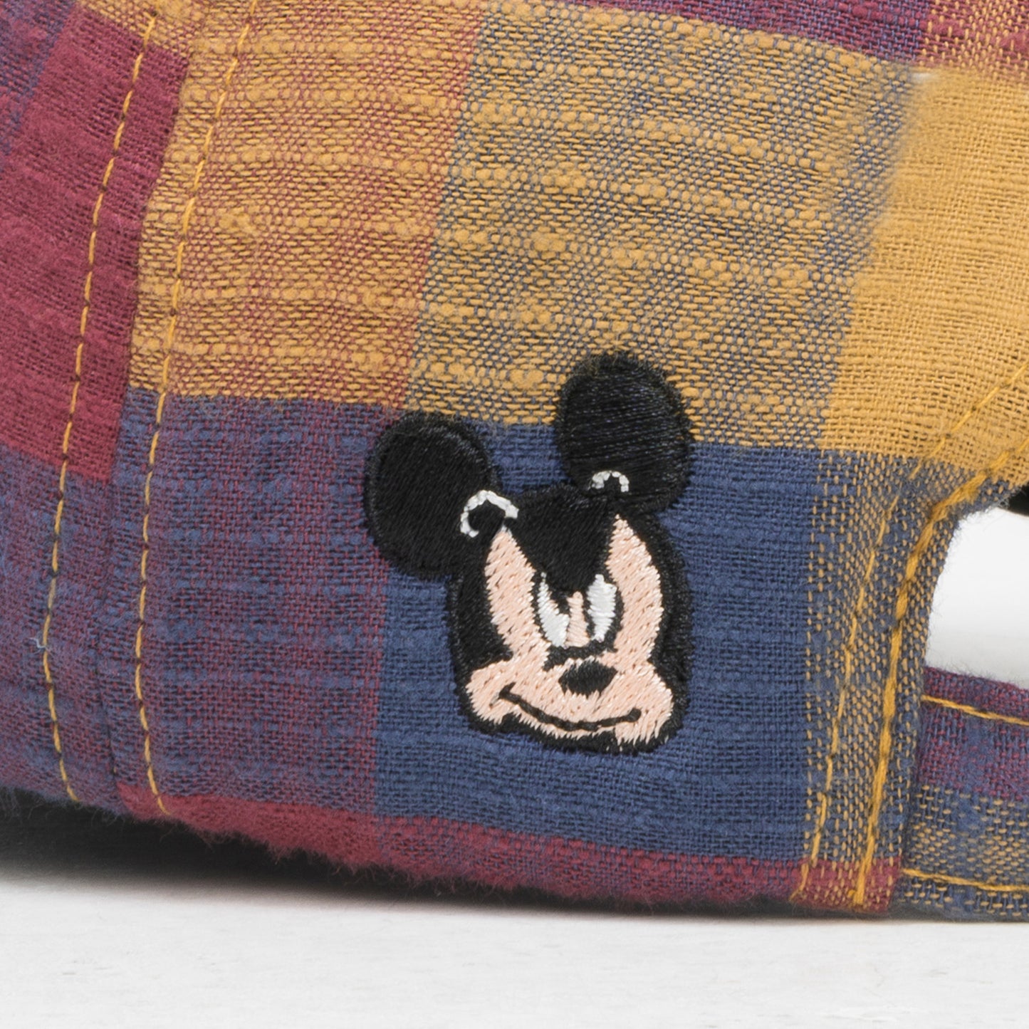 High Company Plaid Polo Hat Disney Navy