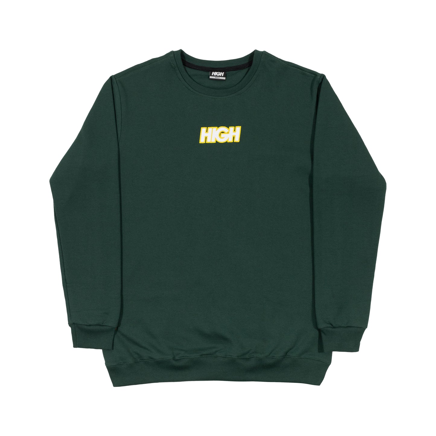 High Company Crewneck Logo Colored Green