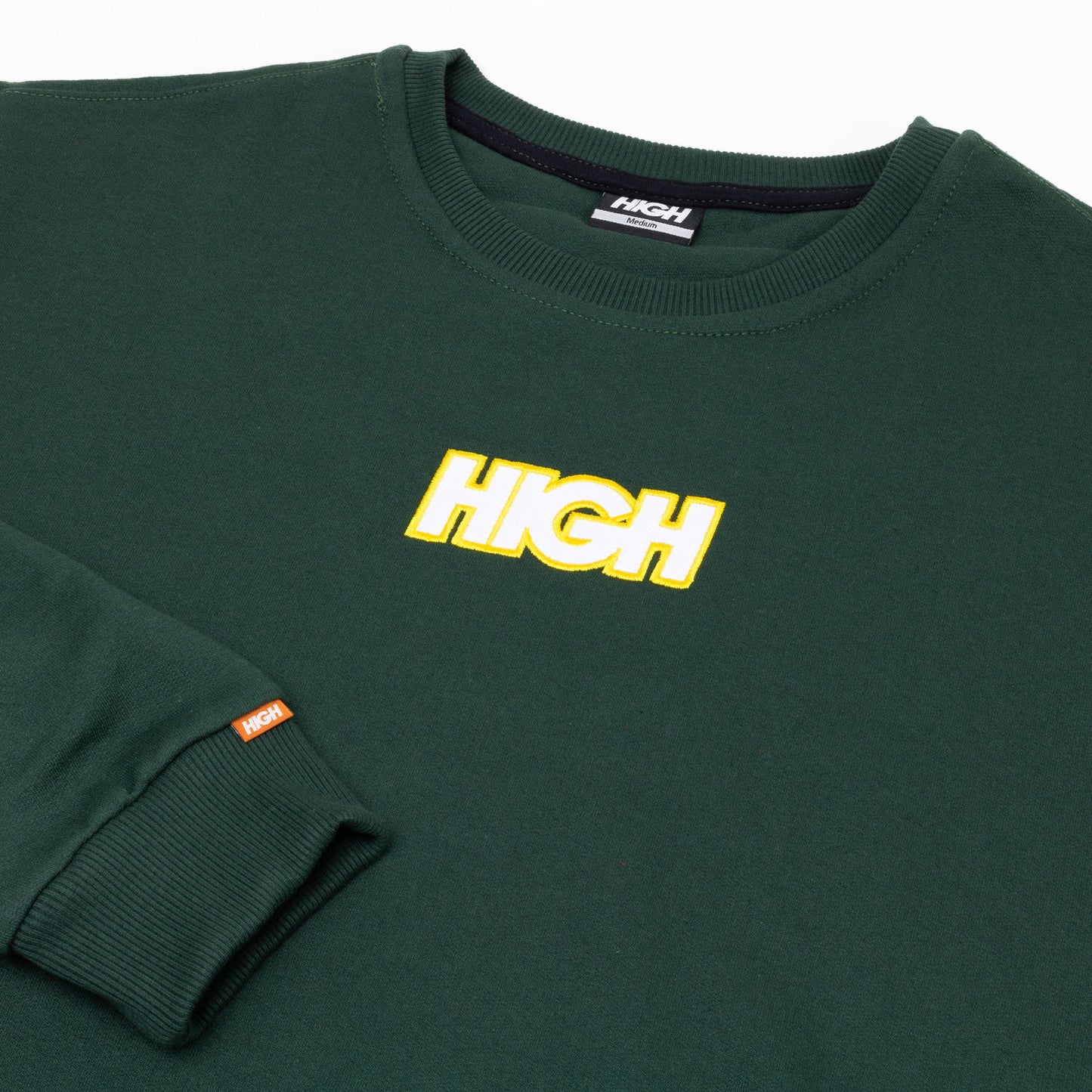 High Company Crewneck Logo Colored Green