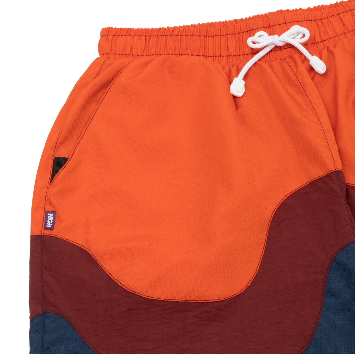 High Company Layered Shorts Orange